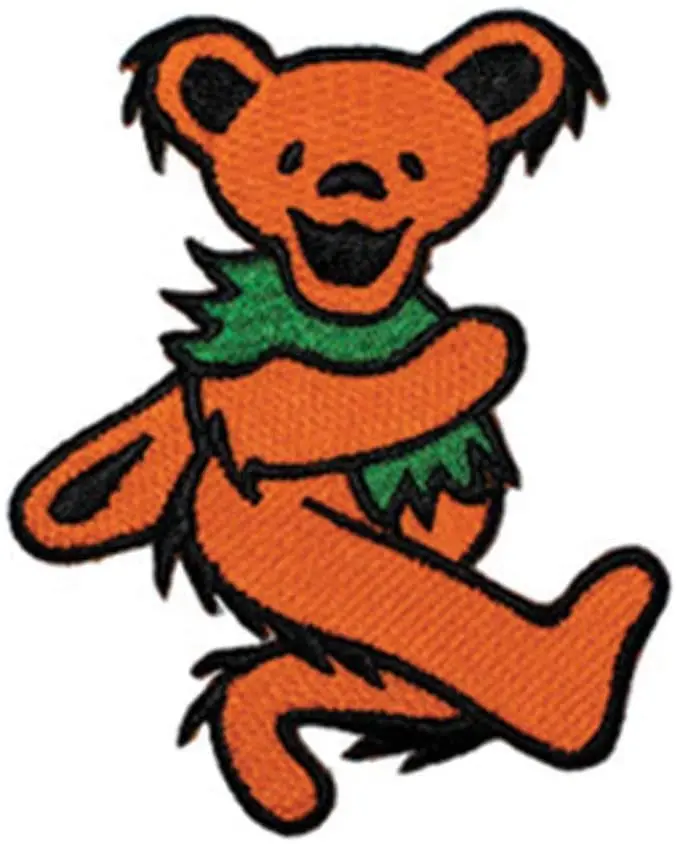 Grateful Dead Steal Your Face Embroidery Patch Skull Band Logo Iron On Applique