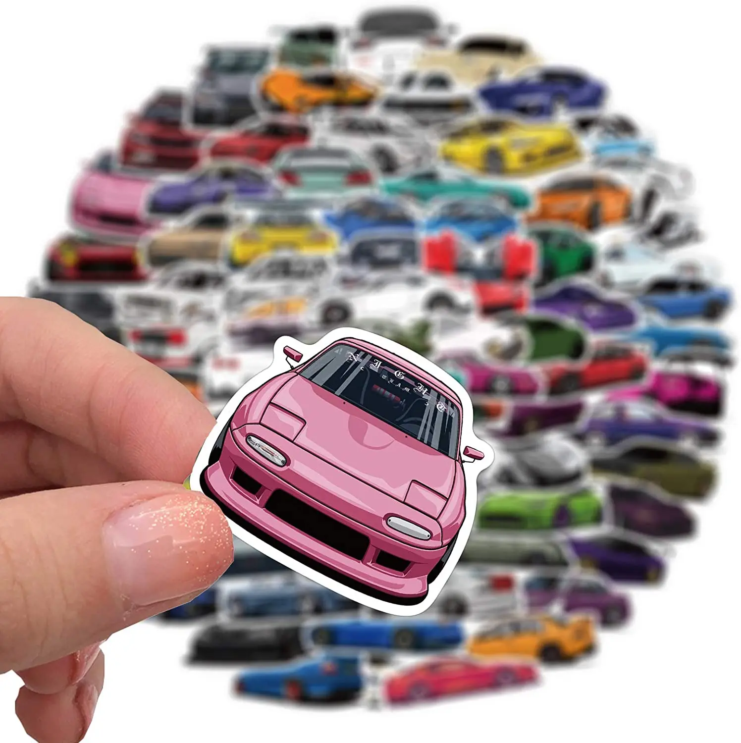 Kids toddler decoration stickers custom adhesive vinyl kids sticker Early education learning vehicle cartoon sticker