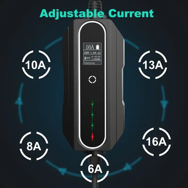 Hot Sale Various specifications low price portable eu ev charger 16a ac ev portable charger type 2