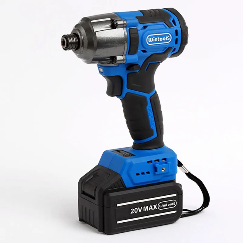  Wintools rechargeable 18V li-ion brushless electric impact cordless screwdriver with 2000Mah