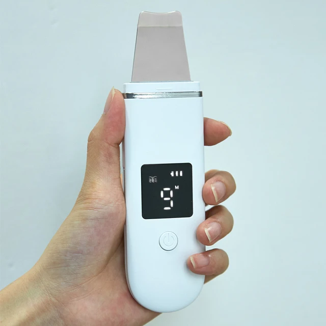 Rechargeable Face Scrubber Pore Deep Cleanings Sonic Facial Spatula Skin Exfoliator Beauty Peel Machine