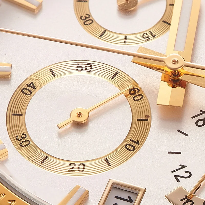 Newest design japan movement stainless steel back quartz watch