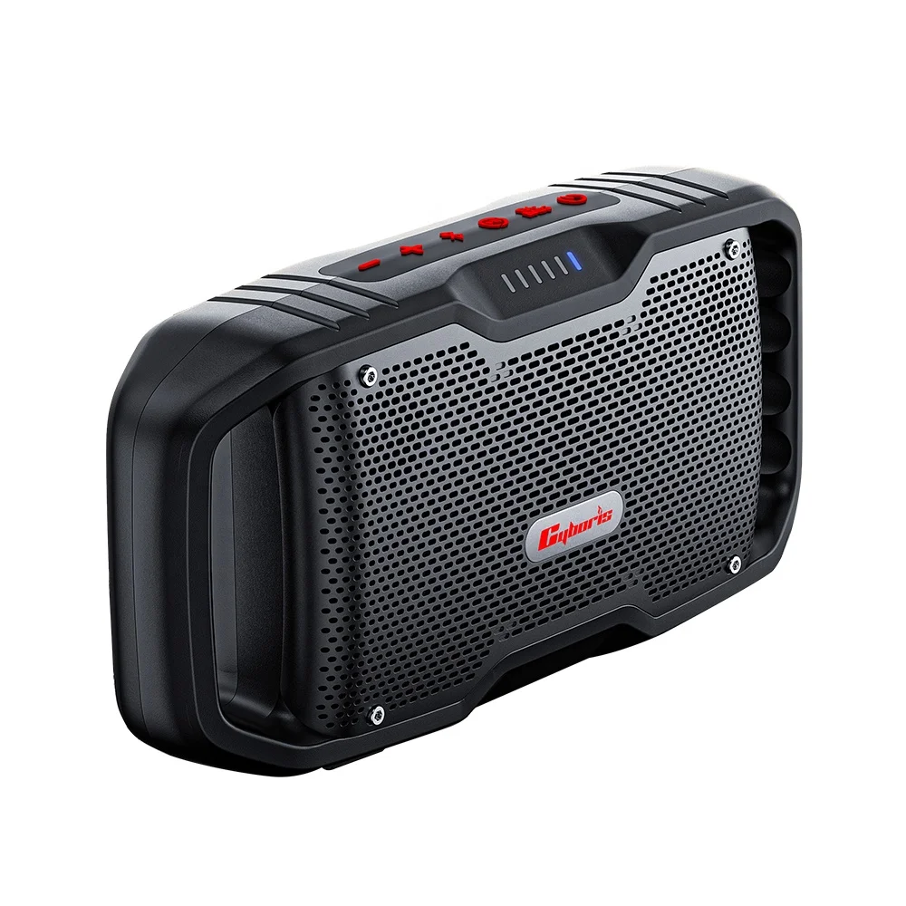 Portable Speaker Cyboris 120W Wireless Speaker IPX6 Rechargeable Waterproof Speaker with USB Charge Out and Aux Input TF Card