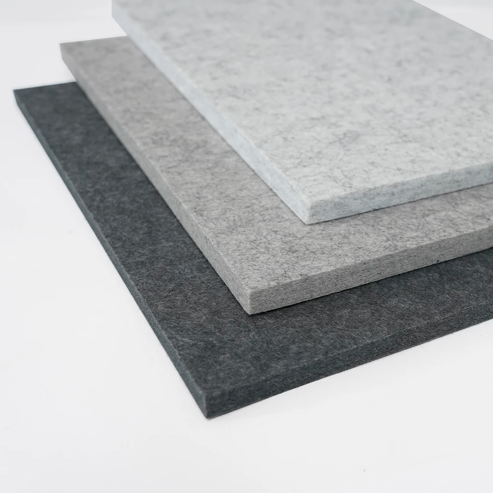 Eco-friendly Non-toxic 100% PET Polyester Soundproof Acoustic Panel Fireproof Sound Insulation Board For Wall And Ceiling