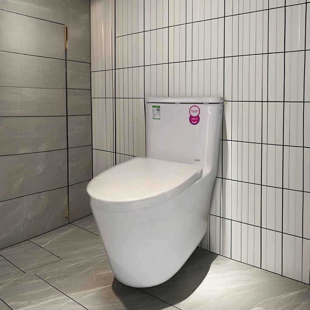 Large Diameter Modern Design Wall-Mounted Ceramic Toilet Water-Saving Household Urinal with Siphon Deodorant Pump for Hotels