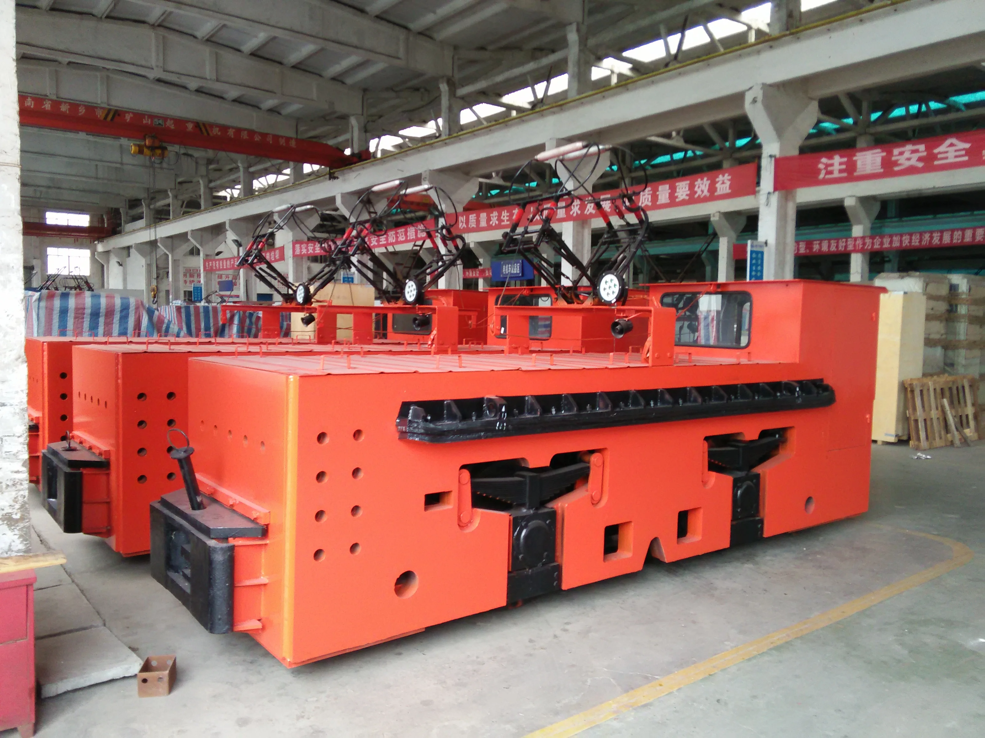 14 Tonne Narrow Gauge Electric Trolley Locomotive Stringing Overhead Line Wire Locomotive