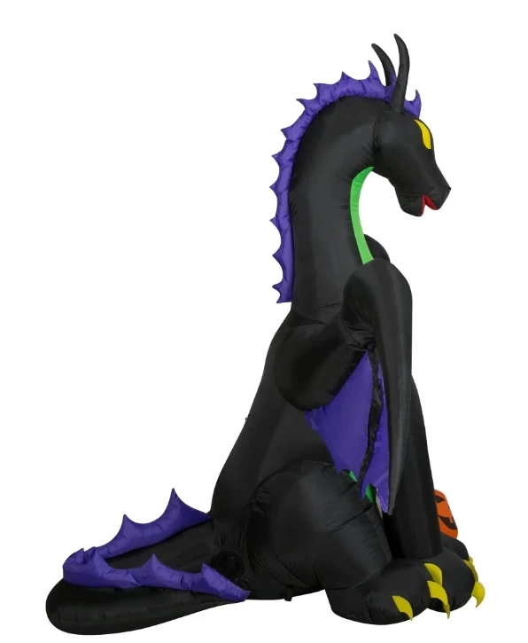 Inflatable Dragon Toy with Wings   Perfect for Indoor and Outdoor Activities and Imaginative Play