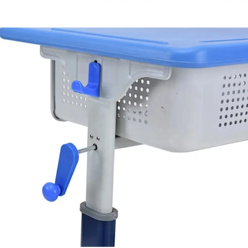 Single Adjustable Plastic School Furniture Desk