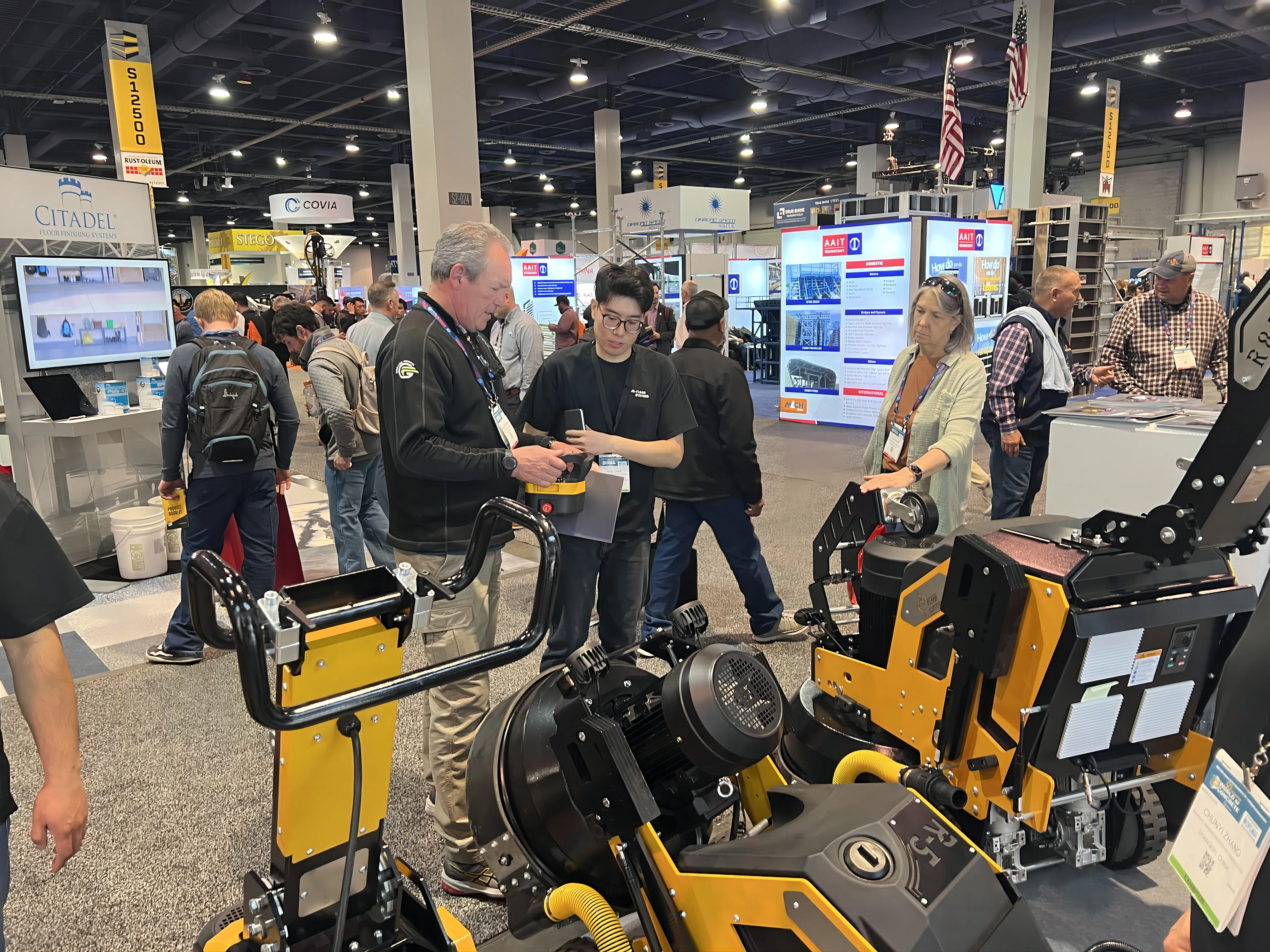 High quality V2-X Electric with floor grinder industrial vacuum cleaner cleaning machine