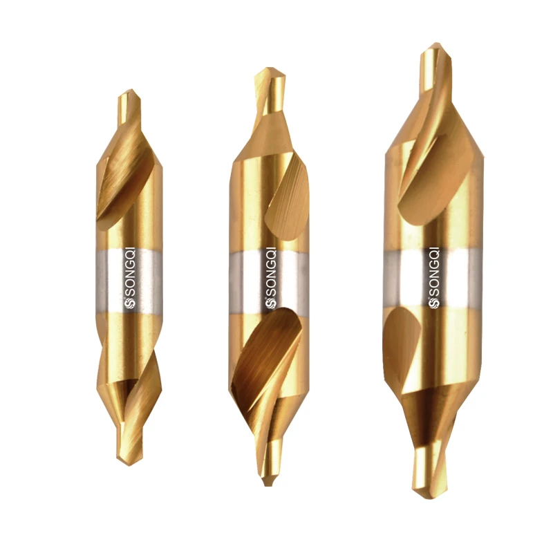 SONGQI HSS CO Double Ended  Center Drill Bit For Metal Drilling