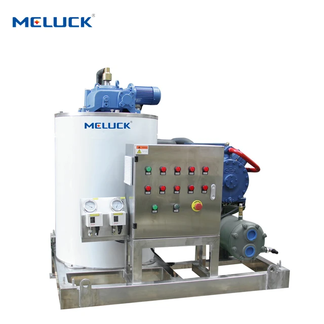 1/2/3/5t water cooling sea water flake ice machine fresh keeping for the fish