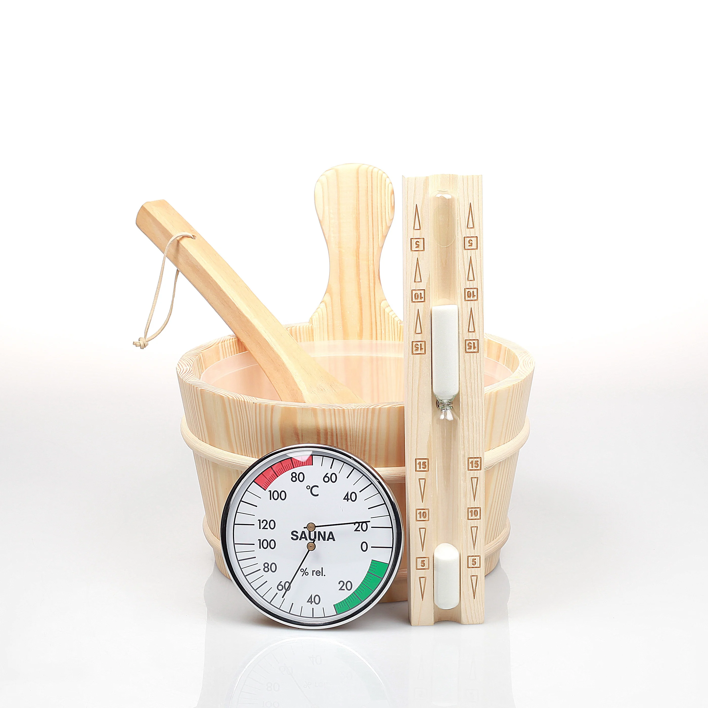 Guangzhou wholesale price sauna equipment sauna accessories 4L wooden sauna bucket