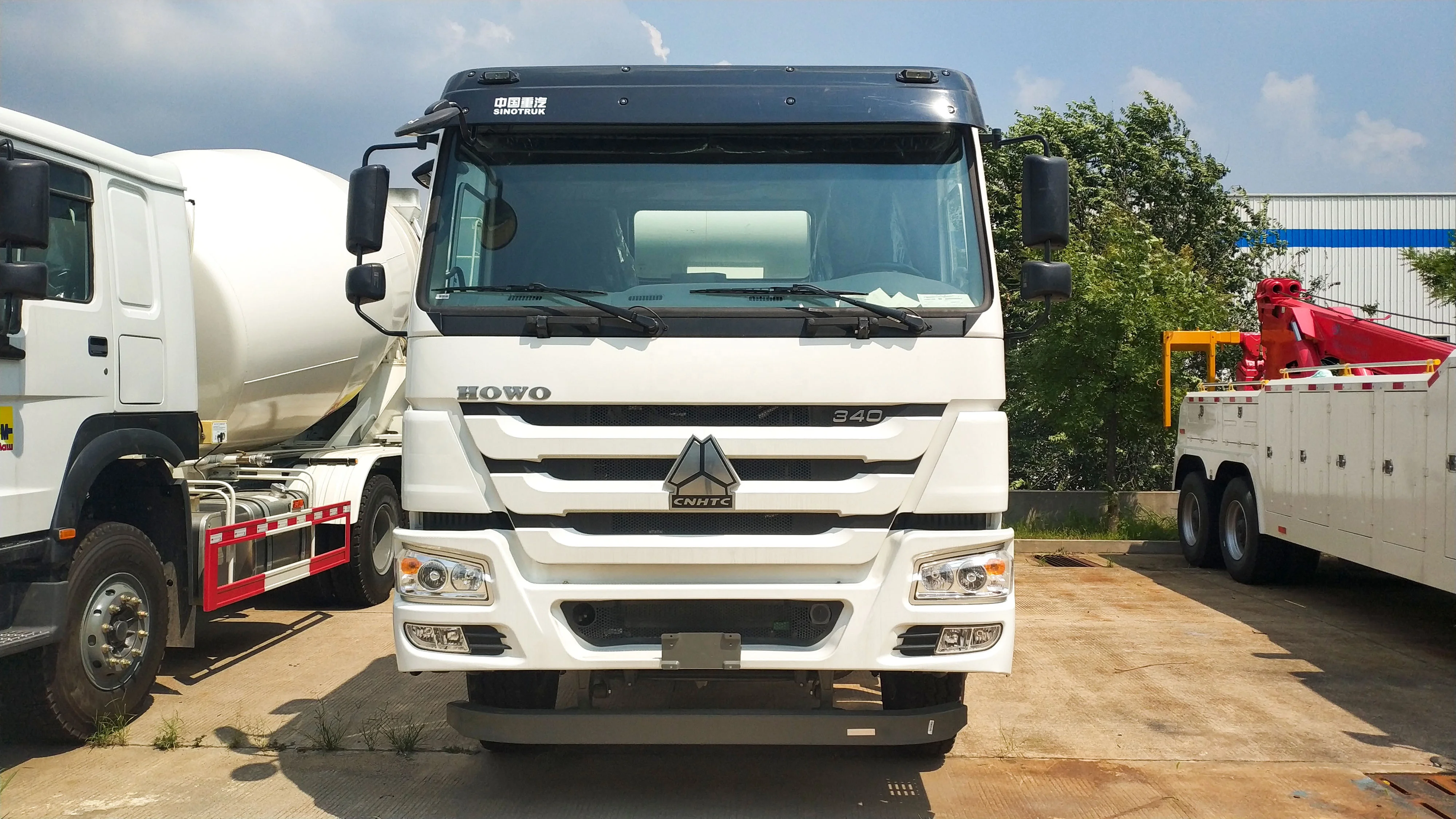 Бетономешалка/Корейский б/у грузовик/Sinotruk Howo