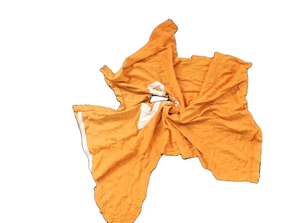 Industrial Cleaning Rags 100% Cotton Mixed Color Used Printed T Shirt Rags Ship Wiping Rags