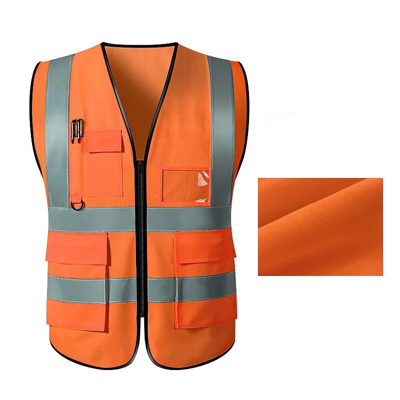 Adjustable Engineer Cargo Reflective Signa Medical Vest En1753 120Gsm Waterproof With Reflective Ribbons