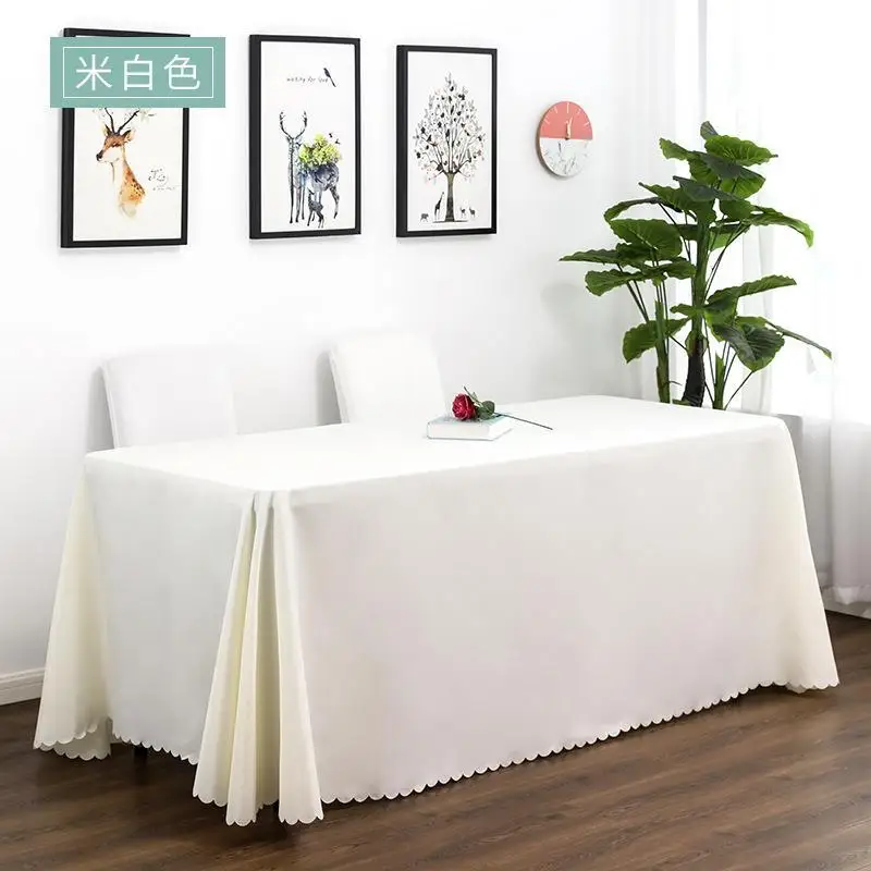 Factory Customized Rectangular Royal Blue Carton Plant Plain Table Cloth Tablecloths Square Table Cover
