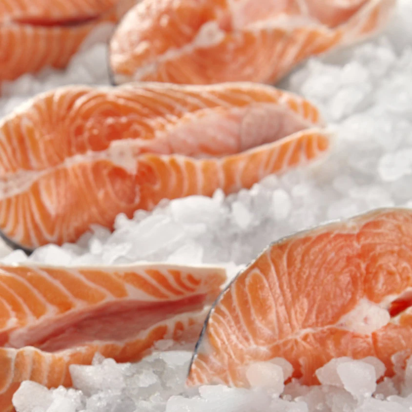 Новый сезон морепродуктов морская замороженная рыба лосося/живот лосося по конкурентоспособной цене