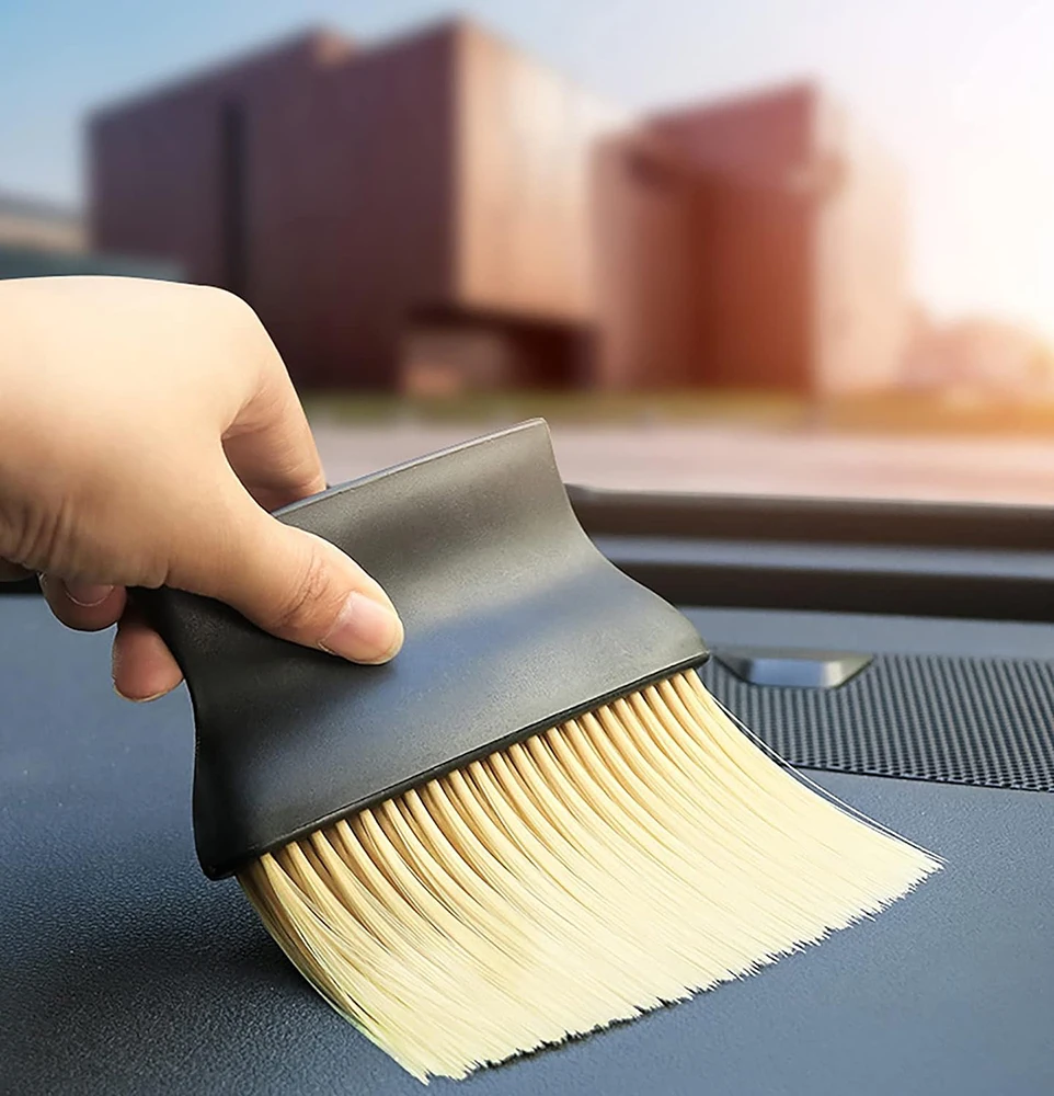 Car Cleaning Brushes Duster, Soft Bristles Detailing Brush Dusting Tool for Automotive Dashboard Interior