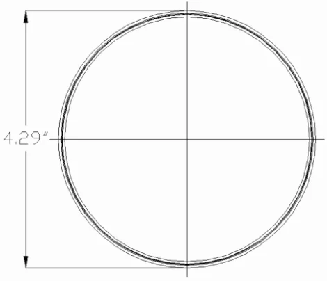 amber led 4 inches round utility park turn rear tail lights semi truck trailer 12 volt