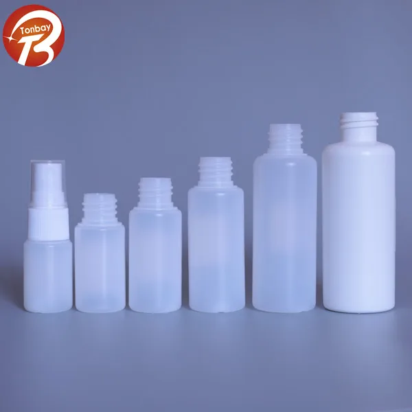 30 мл белая пластиковая бутылка для краски из полиэтилена HDPE с завинчивающейся крышкой и обработкой поверхности трафаретной печати