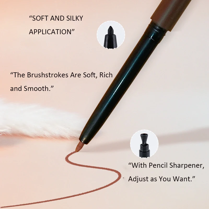 OEM New Arrival Makeup High Quality Waterproof 24H Long Lasting Eyeliner 2 in 1 Eyeliner Highlight Stick Lying Silkworm Pen