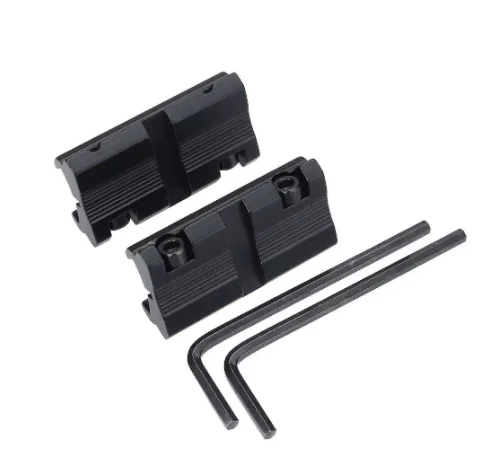 
2pcs Picatinny 11mm Dovetail To 7/8