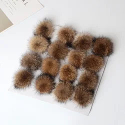 Hot real raccoon fur balls of various sizes and natural colors Fur ball  raccoon fur ball key chain Accessories  Fashion