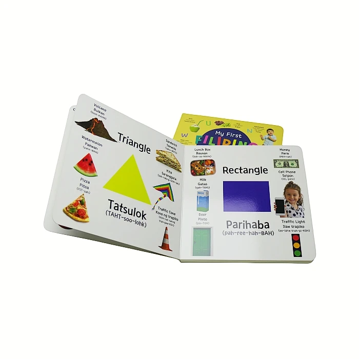 Professional custom children cardboard books set/Baby board book printing