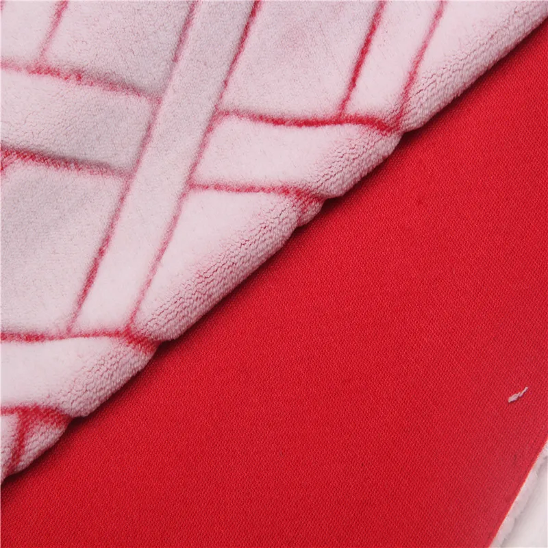 super soft double side two color embossed print flocked velvet fabric