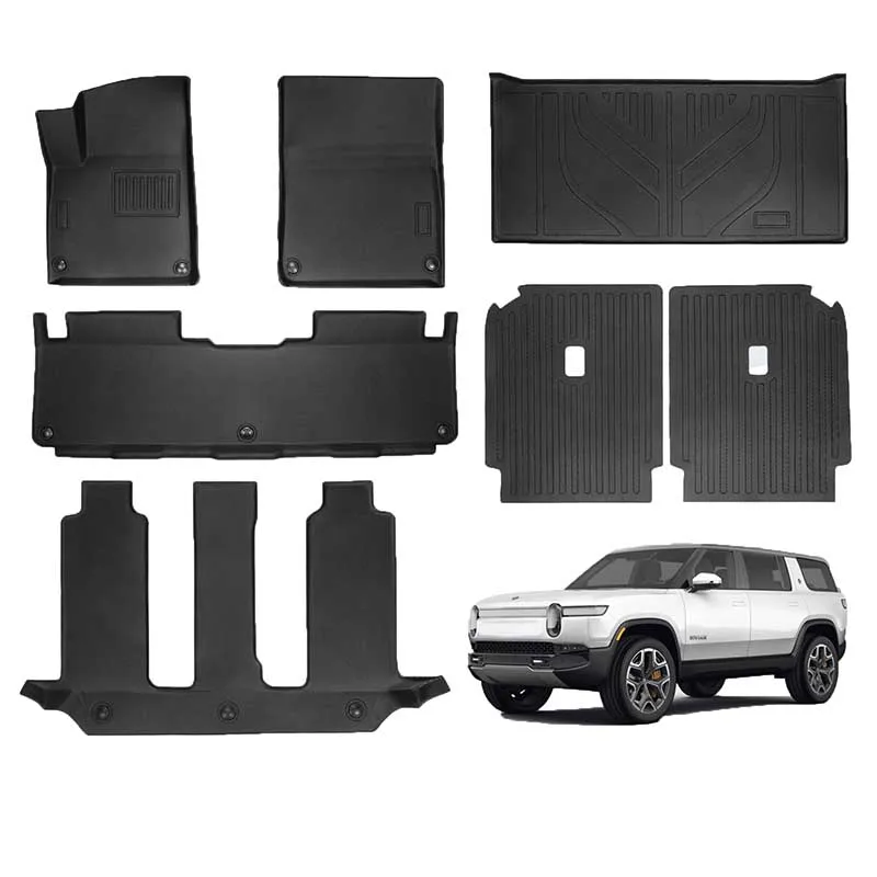 TPE 3D Car Floor mat liner matting for Rivian R1S