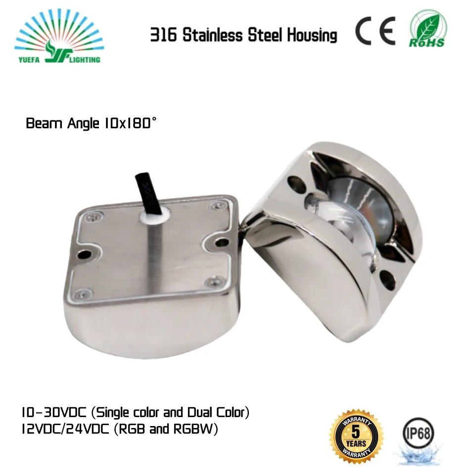 High Quality 3W ON/OFF for Switching Color RGB RGBW Sauna Room Corridors Steps Porch Contour Signal for Boats Led Courtesy Light