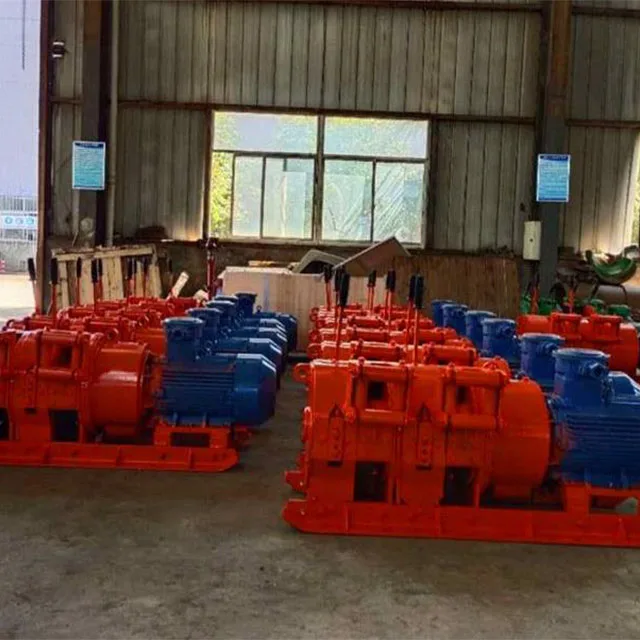 2023 Factory direct selling 2JPB-22 Electric Double Drum Mining Winch with scraper bucket