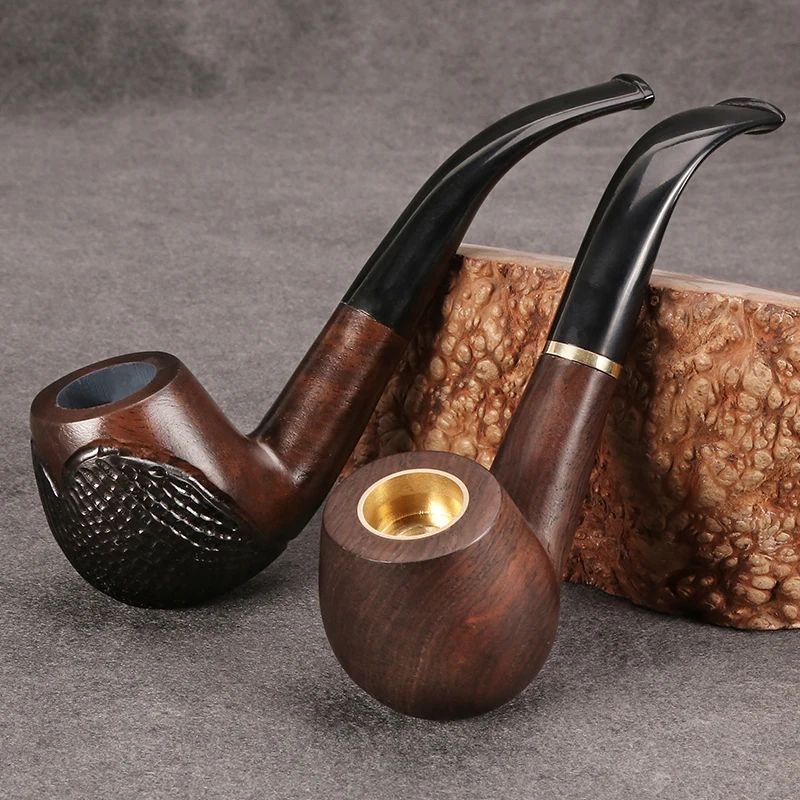 Erliao 508 Quality Hand Wood Smoking Pipe Set Wholesale Tobacco Wooden Smoking Pipes with Accessories