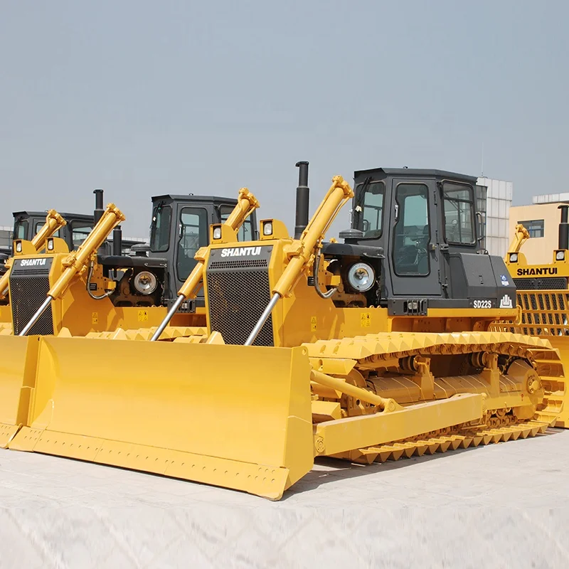 SHANTUI bull dozer 23.4 ton SD22 bulldozer crawler tractor dozer for sale