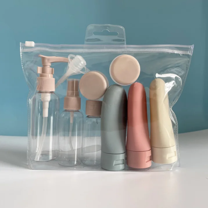Travel Sub-bottling 8pcs 9pcs 11pcs/set skin care products cosmetic jars portable small size empty skincare bottle sets