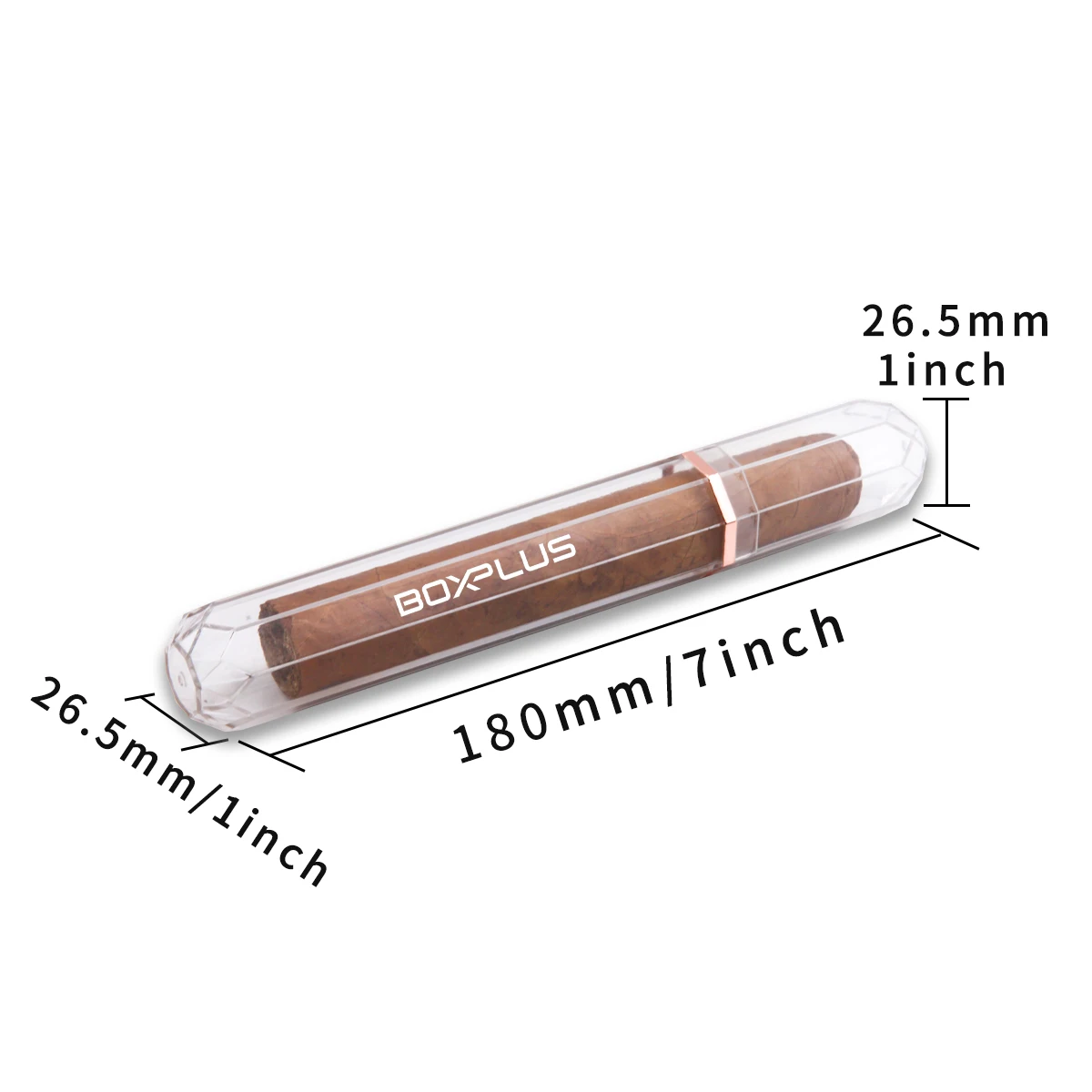 New arrival plastic cigar tube cigar gift box cigar accessories with custom packaging