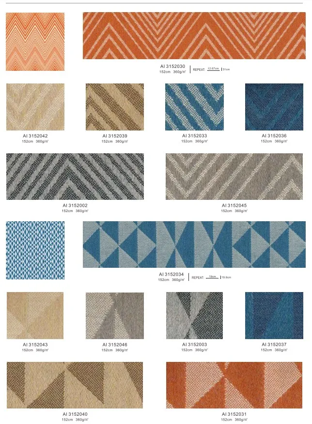 Zhejiang Factory Cutting Length Anti-UV 50+ Solution Dyed Acrylic Awning Fabric outdoor covering sofa cushions awning fabric