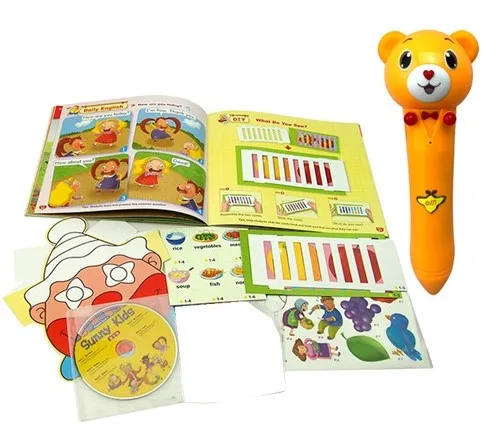 Kindergarten Sunny Kids Educational Study Audio Books Talkingpen Reader Learning English Books
