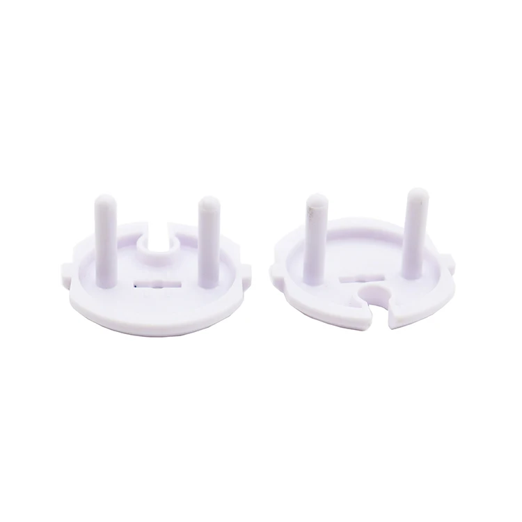 Type C 2 Prong France Europe Standard Toddler Safety Socket Covers Baby Proofing Wall Outlet Caps Protection Plug for Children