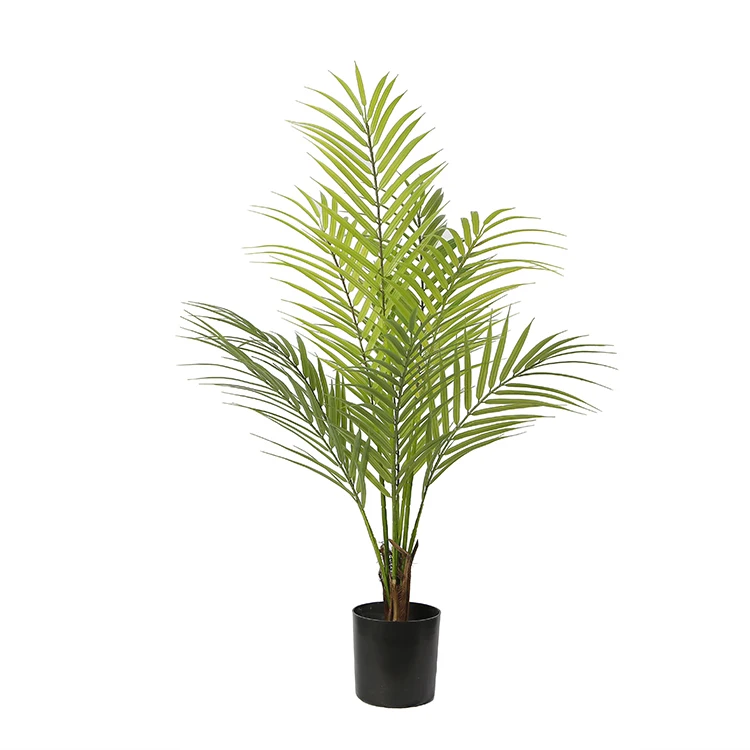 70 см маленькая зеленая Пальма Areca искусственная тропическая пальма подходит для офисных искусственных