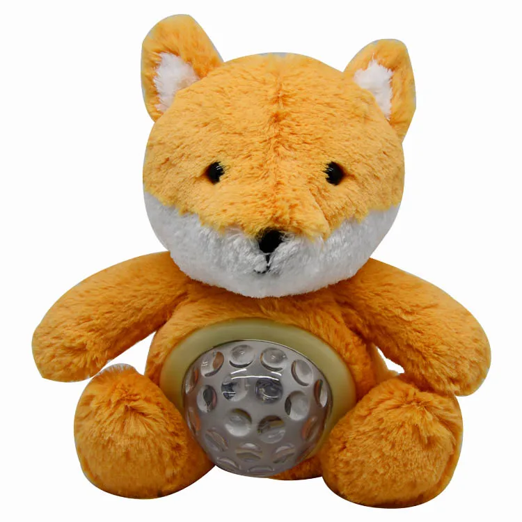 OEM Led plush toys  Baby night lights teddy bear Musical Night Lights Battery Operated For Proiector For Baby Sleeping Light