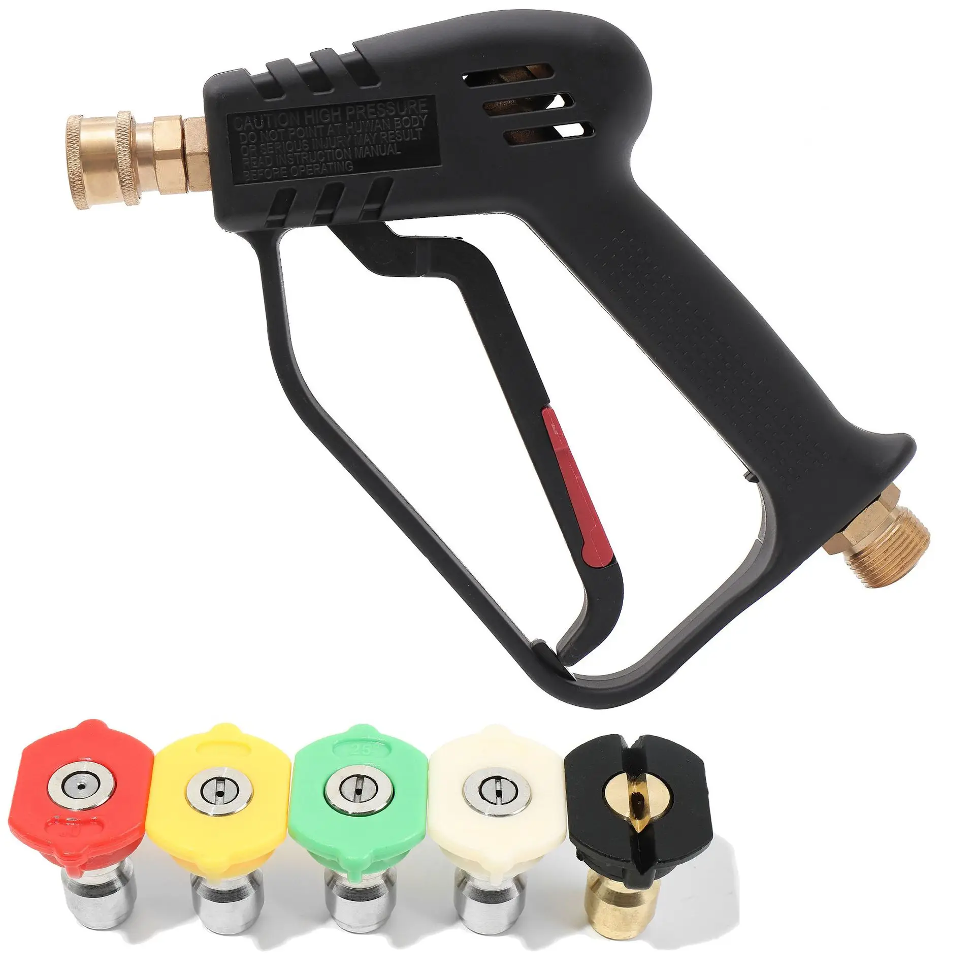 JRS car wash used long and short  high pressure washing gun with  spray