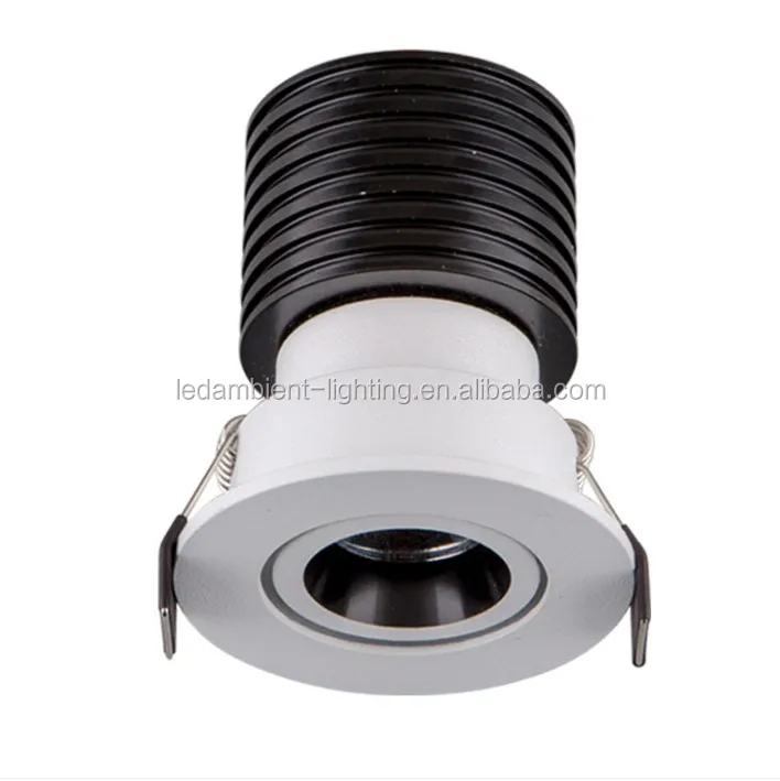 Ultra modern slim mini adjustable LED downlight spot 5w under drinks cabinet it 3w silver body color