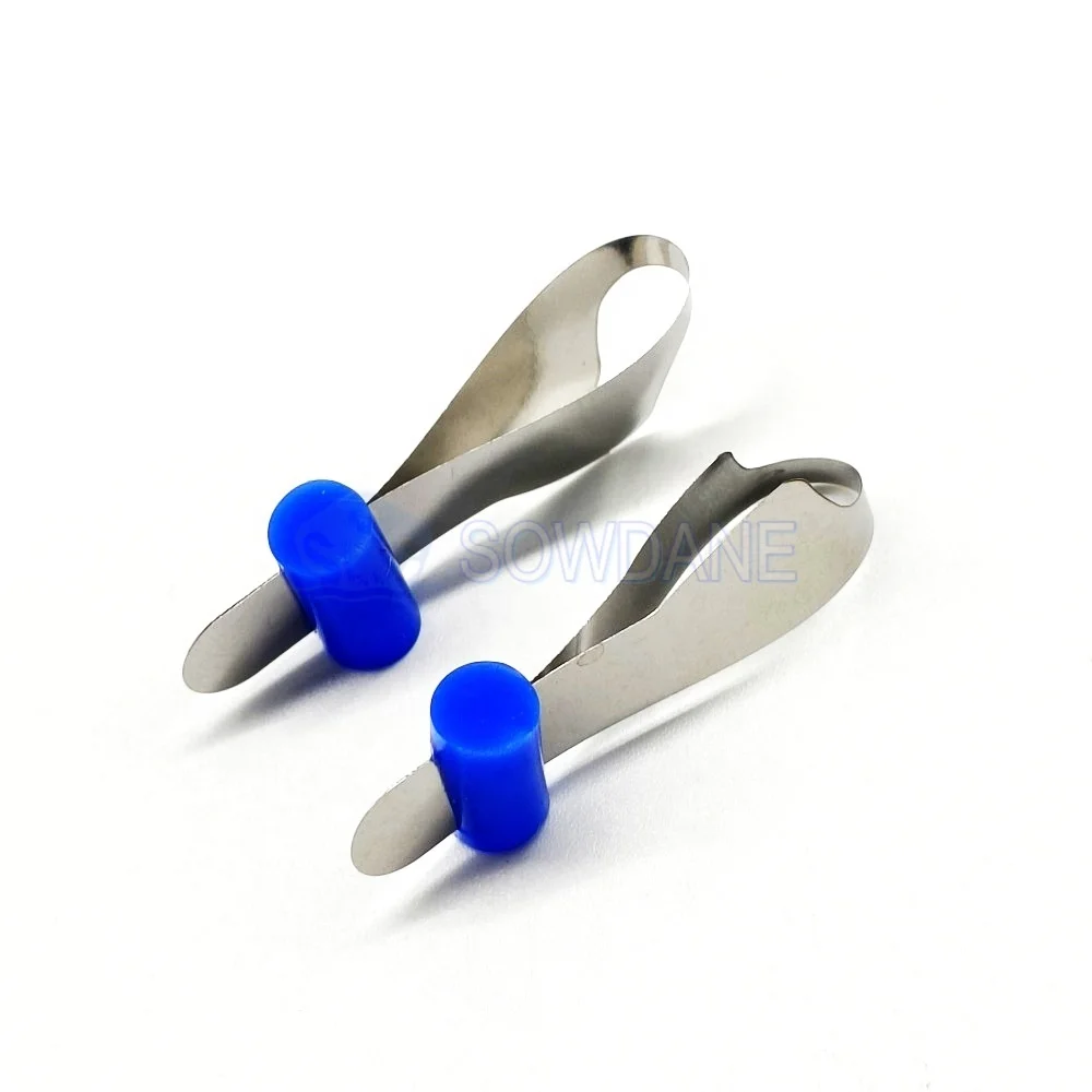 10pcs/pack Dental Twin Anterior Matrices with locker dental Sectional Contoured Metal matrices Dentist Matrix Material
