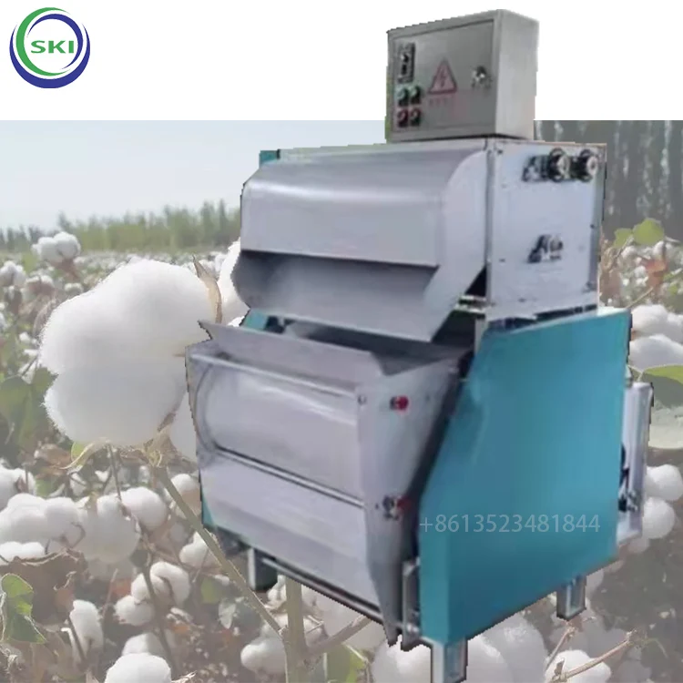 Cotton Ginning & Spinning Machine Cotton Gin Machine Parts Automatic Cotton Seed Removing Separating Machine (1600483106990)