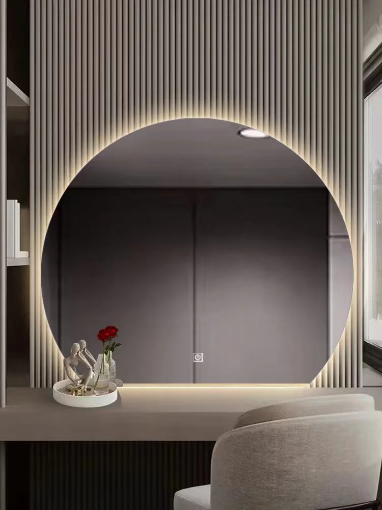 Customized bathroom smart mirror smart wall mounted mirror bathroom LED light  anti fog mirror Bluetooth