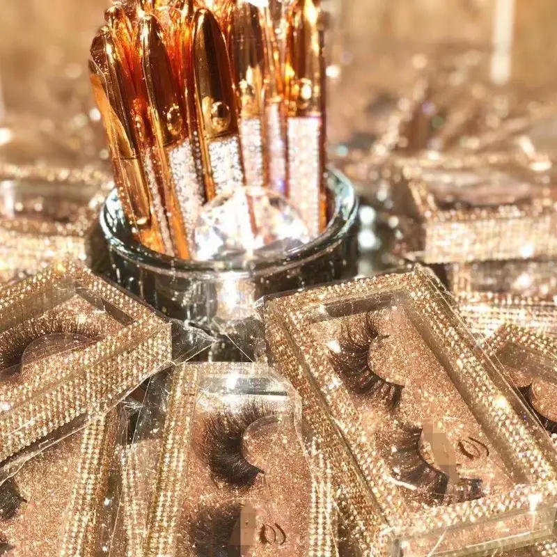 Customized 100% Hand Made Strip Good Styles 3D 25mm natural Mink Eyelash Vendor For Order With Case