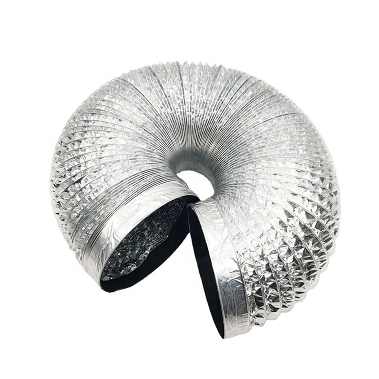 Antenna base station maintenance room ventilation system Retractable aluminum foil duct