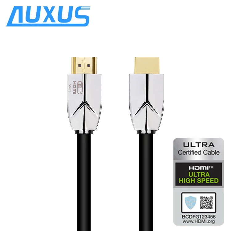 Certified Ultra High Speed HDMI cable up to 3m YUV444 3D 8K@60Hz 4K@120Hz 48Gbps 4320P Gold HDMI Cable for PS4