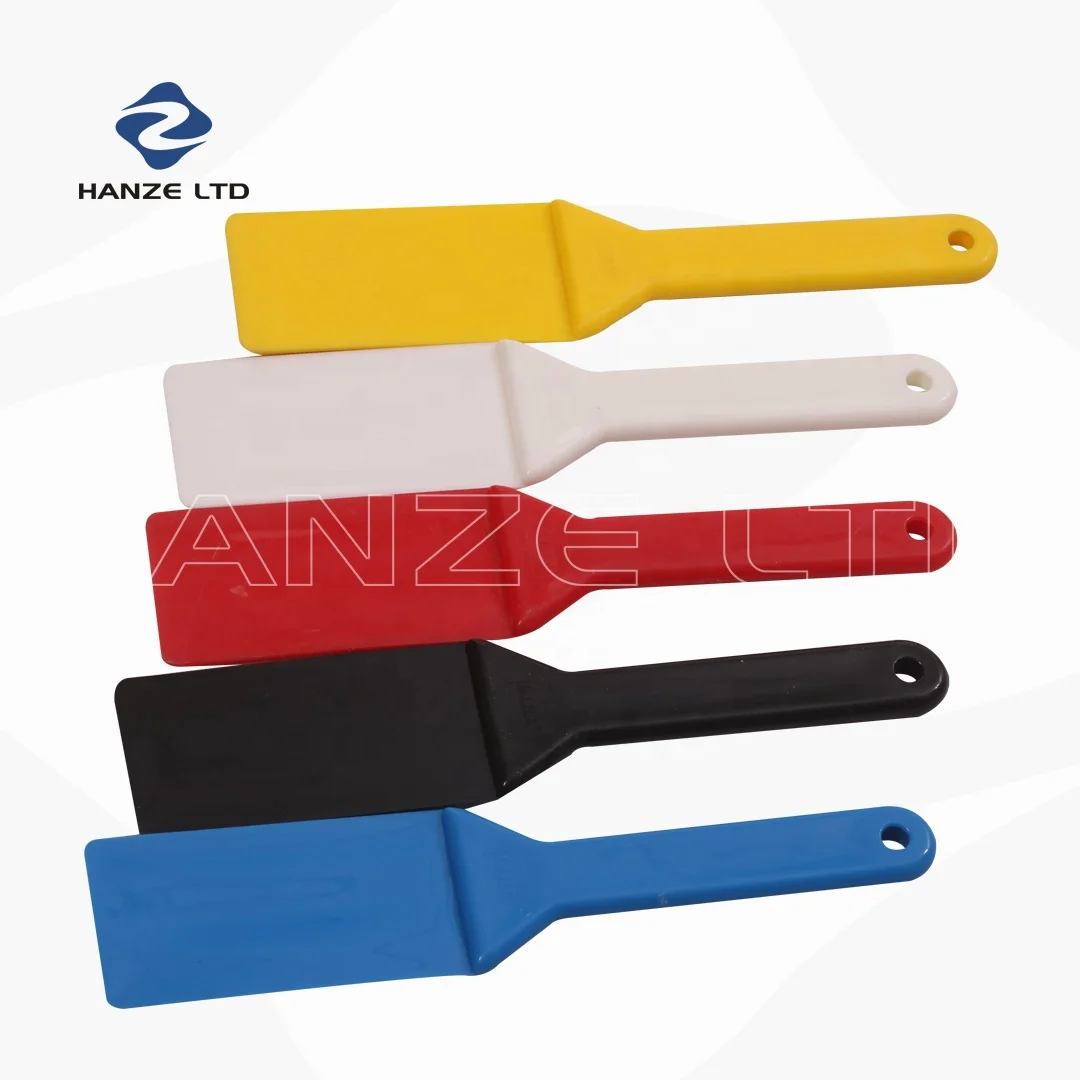 Plastic Ink Tools for Silk Screen Printing Including Knives Spatulas Stirrers and Scrapers